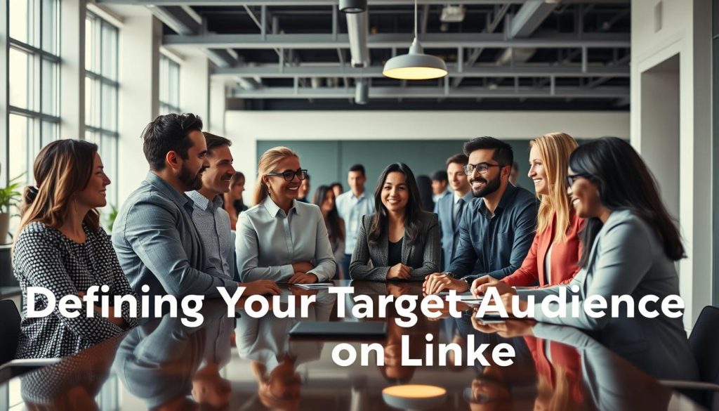target audience on LinkedIn